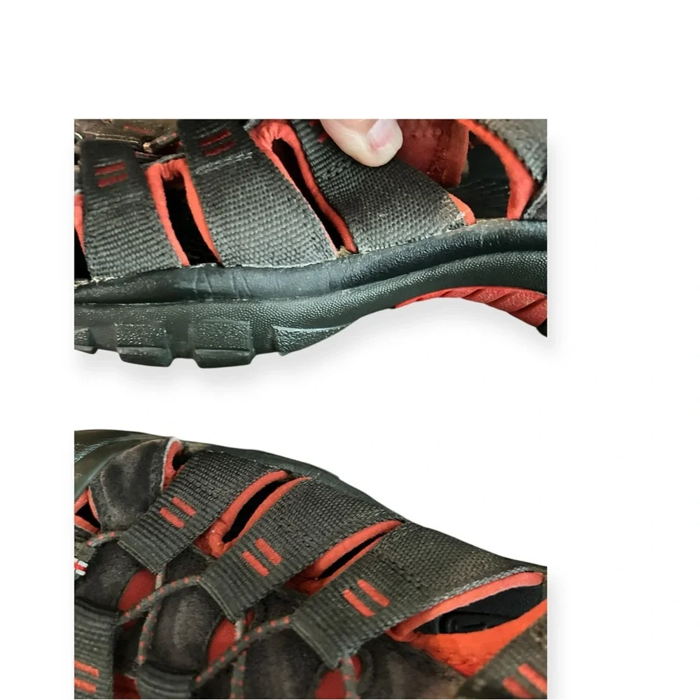 Men’s KEEN Newport H2 Grey/Red Sandals Size 9 - Picture 5 of 9